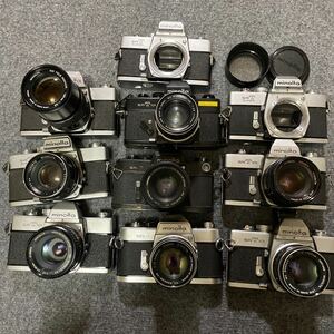 ジャンク まとめ 大量 フィルムカメラ MINOLTA 計10台 その他 レンズ A2010000