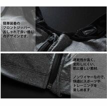 ブラジャー ノンワイヤー スポーツブラ ジッパー ファスナー フィットネス ジム 5L 4XL グレー　灰色　授乳ブラ C85 D85 A90 B90 C90_画像8