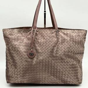 ●高級●BOTTEGA VENETA ボッテガヴェネタ トートバッグ ビジネスバッグ 鞄 かばん イントレッチオリュージョン A4 レザー ナイロン 赤系