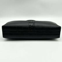 ●極美品●PRADA プラダ クロコダイル ビジネスバッグ トートバッグ ブリーフケース 鞄 かばん A4 PC サフィアーノレザー 黒 ブラック_画像6