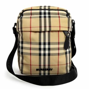 （新品・未使用品）バーバリー BURBERRY フレディバッグ ショルダー クロスボディ ナイロン アーカイブベージュ ブラック金具 8073273