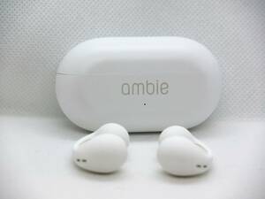  стандартный товар ambie AM-TW01 sound earcuffs ( Anne Be звук iya кафф ) WHITE уголок .... нет в то время как .. совершенно беспроводной 