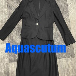 Aquascutum アクアスキュータム スーツ　黒