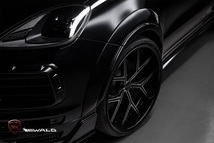【WALD BlackBison】 Porsche 9YA 2018y- Cayenne 5Pキット (F, S, R, DC, OF) フルキット エアロ カイエン バルド ヴァルド 5点 セット_画像3