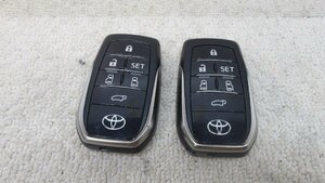  б/у Toyota Alphard AGH30W "умный" ключ дистанционный ключ обе стороны с электроприводом скользящий электрическая задняя дверь 2 шт. комплект ( полки 2765-D301)