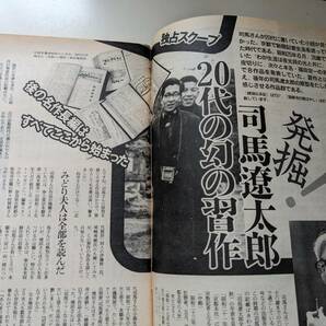 週刊朝日1996年11月1日号 司馬遼太郎青春の習作 鈴木蘭々 是枝裕和監督の画像4