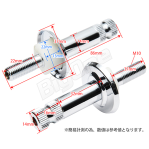 BigOne リプロパーツ Z650 Z750FX Z750LTD Z1000H Z1000ST Z1000MkⅡ Z1100 A1 FX系 ウインカー ウィンカー ステー ショート 付 純正 Typeの画像3