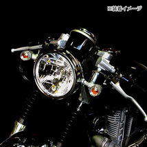 BigOne コスパ良 スパーダ CB400Four SPADA ホーク2 CB400T CL400 CB400LC CM400T CB400N GL400 シルクロード ヘッド ライト ケース メッキ_画像10