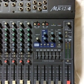 YAMAHA ヤマハ MIXING CONSOLE MX12/4 ミキシング コンソール 取扱説明書付き MADE IN TAIWAN アナログミキサー 動作品 中古の画像7