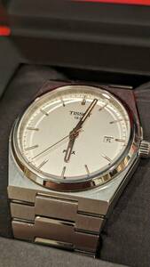 Tissot ティソ PRX クォーツ 腕時計 T137.410.11.031.00 ４０ミリ ラグズポ スイス製 ホワイト シルバー
