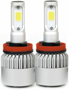 YAOFAO プリウス 30系 ZVW30 led ヘッドライト ロービーム H11 12v/24v 対応 8000lm 6500