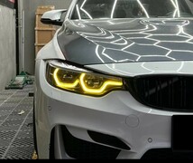 ①【送料無料】BMW イェローディライト F80 M3 F32F82 M4 F36 LED ヘッドライト用マルチカラーディライト_画像5