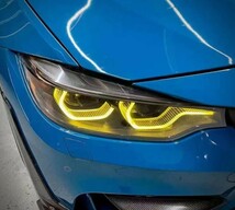 ①【送料無料】BMW イェローディライト F80 M3 F32F82 M4 F36 LED ヘッドライト用マルチカラーディライト_画像7