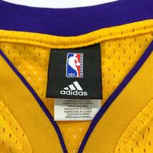 adidas NBA LAKERS BRYANT #24 レイカーズ コービー ブライアント ユニフォーム Lサイズ イエロー / USA #8 Lサイズ レッド #9425_画像4