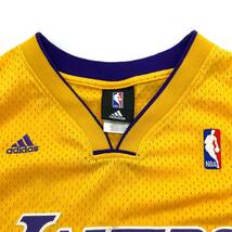 adidas NBA LAKERS BRYANT #24 レイカーズ コービー ブライアント ユニフォーム Lサイズ イエロー / USA #8 Lサイズ レッド #9425_画像3