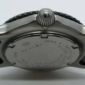 SEIKO セイコー PRESAGE プレサージュ 7N01-6230 クオーツ腕時計 時計 シルバーグレー文字盤 20BAR 稼働品の画像7