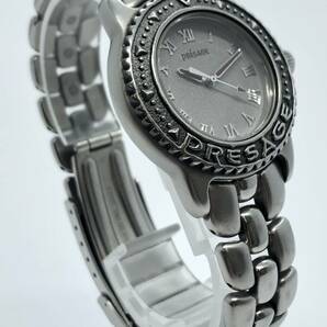 SEIKO セイコー PRESAGE プレサージュ 7N01-6230 クオーツ腕時計 時計 シルバーグレー文字盤 20BAR 稼働品の画像3