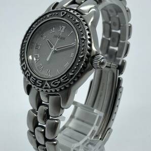 SEIKO セイコー PRESAGE プレサージュ 7N01-6230 クオーツ腕時計 時計 シルバーグレー文字盤 20BAR 稼働品の画像2