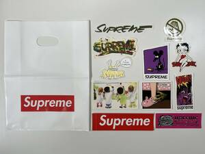★☆Supreme Sticker シュプリーム ステッカー 11枚 ショッパー　セット ノベルティ box logo ボックスロゴ betty boop ベティ　①☆★
