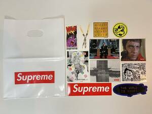 Supreme Sticker シュプリーム ステッカー 11枚 ショッパー セット ノベルティ box logo ボックスロゴ スカーフェイス scar face ⑧