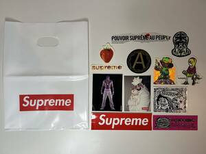 Supreme Sticker シュプリーム ステッカー 11枚 ショッパー セット ノベルティ box logo ボックスロゴ 2pac トゥーパック ⑪