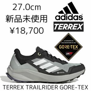 GORE-TEX! 27.0cm 新品 adidas TERREX TRAILRIDER GTX トレイルランニング トレッキングシューズ トレラン 防水 テレックス ゴアテックスの画像1