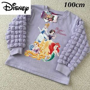 [ free shipping ] new goods *Disney Disney Princess pokopoko sleeve sweat sweatshirt purple Kids girl 100cm