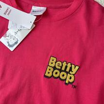 【送料無料】新品★BettyBoop ベティちゃん バックプリント ロンT 長袖Tシャツ ピンク 4Lサイズ_画像3