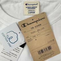 【送料無料】【定価4950円】Champion チャンピオン ロゴプリント 半袖 Tシャツ 白 メンズ Lサイズ_画像6