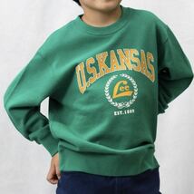 【送料無料】【定価4400円】Lee リー カレッジロゴ スウェット トレーナー 緑色 キッズ 男の子 女の子 120cm_画像6