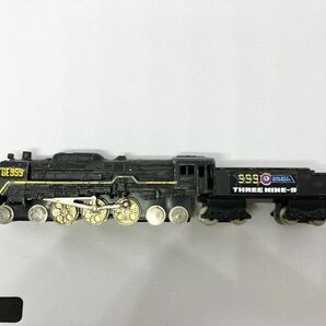 1円スタート☆当時物☆ ポピー スタートレイン 銀河鉄道999 SG-09 No.999 スリーナイン号 C62 50 S1/170 レール付き昭和 レトロの画像6