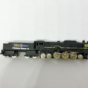 1円スタート☆当時物☆ ポピー スタートレイン 銀河鉄道999 SG-09 No.999 スリーナイン号 C62 50 S1/170 レール付き昭和 レトロの画像4