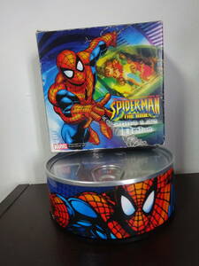 USJ THE AMAZING ADVENTURES OF SPIDER-MAN THE RIDE ORIGINAL　CLOCK　スパイダーマン　缶時計