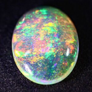 最高品質&遊色抜群!!2.480ct 天然ファイアオパール メキシコ産＜裸石 ルース ファイヤーオパール fire opal 宝石 jewelry ジュエリー＞