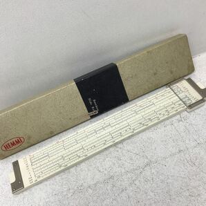 0405J HEMMI ヘンミ Bamboo Slide Rule NO.260 計算尺 SUN 昭和レトロ 専用ケース付き 機械技術用 スライド 計測器の画像1