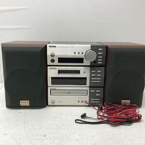 0417C KENWOOD ケンウッド システムコンポ / アンプ チューナー R-SA7 ラジオ FM AM / MD CD レコーダー DM-SA5 / スピーカー LS-SA5