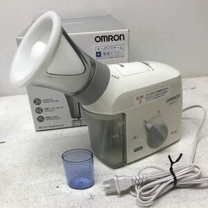 0417K OMRON オムロン 吸入器 NE-S19 家庭用 家庭用電熱式吸入器 たっぷりスチーム はな のど 花粉症 乾燥 アレルギー 通電確認済み