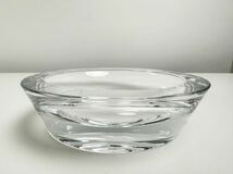 【4/41ES】BVLGARI ブルガリ Rosenthal ローゼンタール 灰皿 アッシュトレイ 小物入れ クリスタル 箱付 約11.8cm_画像4