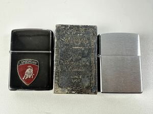 ZIPPO ジッポ オイルライター シルバー 着火未確認 【4/82ES】