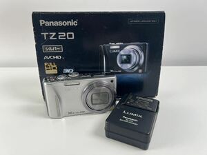 【4/80E3】Panasonic LUMIX DMC-TZ20 デジタルカメラ 充電器 バッテリーパック付き 動作確認済