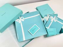 【4/59E】Tiffany TIFFANY ティファニー ブルーボックス プレート ブルーリボン スクエア 洋食器 _画像1