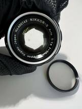 【4/72E】ジャンクNikon F フィルムカメラ Nippon kogaku レンズ f=50mm 1:1.4 動作未確認_画像7