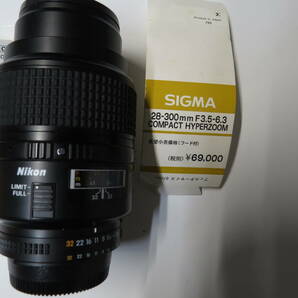 カメラ望遠レンズ SIGMA 28-300mm NIKON専用 完動品の画像6