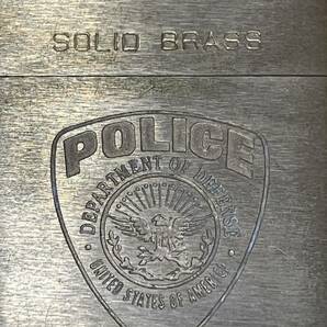 ジッポ ZIPPO ニューヨーク市警デザイン真鍮製ジッポUSED※オイルライター ・ライター ・喫煙具 ・タバコグッズ ・タバコライターの画像2