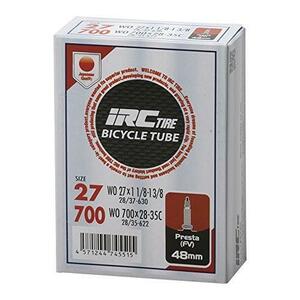 IRC TIRE (アイアールシー) 自転車 チューブ WO 700 × 28C-35C27 × 1 1/8-1 3/8 仏式ロングバルブ48m