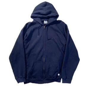 90s 80s Discuss ディスカス ジップアップ スウェットパーカー ネイビー xxlarge ビンテージ アメリカ製 usa old フルジップ パーカー zip