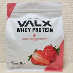 【あまおう苺】VALX バルクス ホエイ プロテイン 1kg