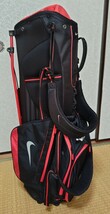 ★ 希少品 NIKE ナイキ ９インチ 軽量スタンドゴルフバッグ ★_画像2