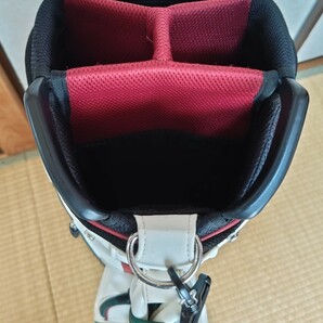 ★ 美品 希少品 Titleist タイトリスト ９インチ 軽量 皮革ゴルフバッグ ★の画像5