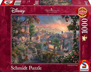 SD 59490 1000 piece jigsaw puzzle Germany sale Disney reti& playing cards .... monogatari Lady and the Tramp